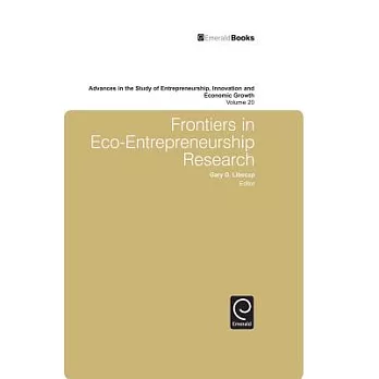 Frontiers in Eco Entrepreneurship Research