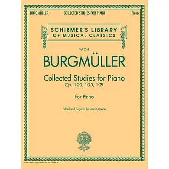 Johann Friedrich Burgmuller - Collected Studies for Piano: Op. 100, 105, 109 , Vol. 2088