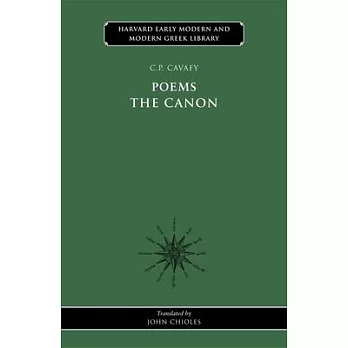 C. P. Cavafy: Poems The Canon