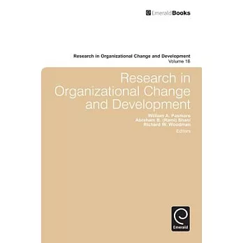 Research in Organizational Change and Development, Volume 18
