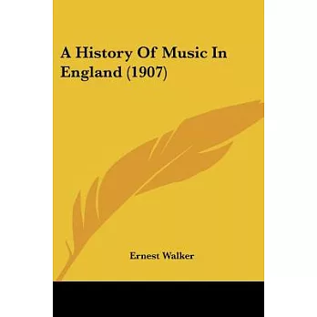 A History of Music in England