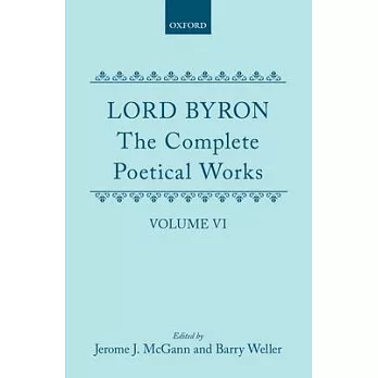 The Complete Poetical Works: Volume VI