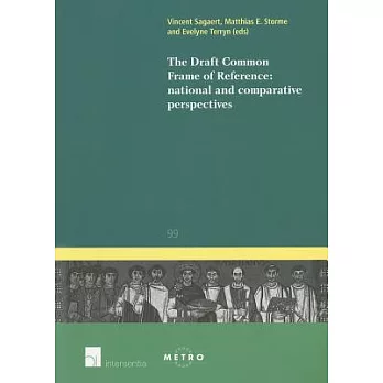 The Draft Common Frame of Reference: National and Comparative Perspectives