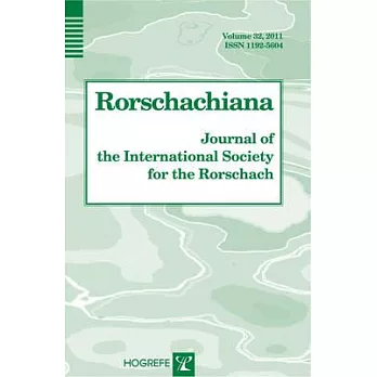 Rorschachiana 2011: Journal of the International Society for the Rorschach
