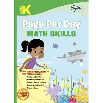 Kindergarten Page Per Day: Math Skills