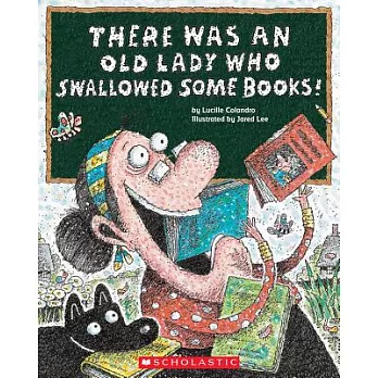 There was an old lady who swallowed some books! /