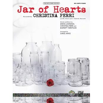Jar of Hearts: Big Note Piano Edition, Sheet