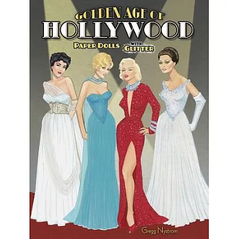 Golden Age of Hollywood Paper Dolls With Glitter