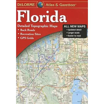 Delorme Atlas & Gazetteer Florida