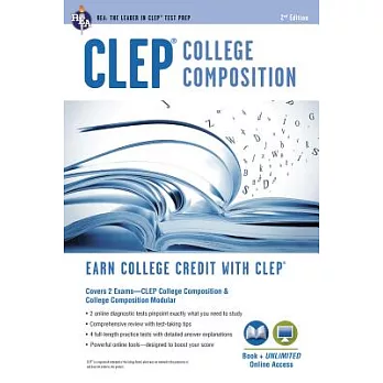 CLEP(R) College Composition 2nd Ed., Book + Online