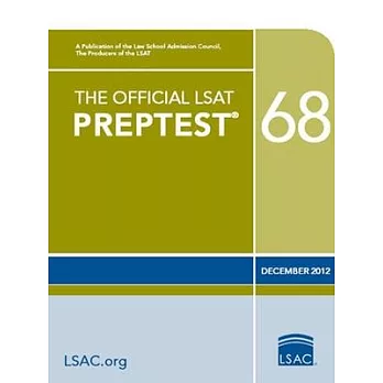 The Official LSAT Preptest 68: December 2012