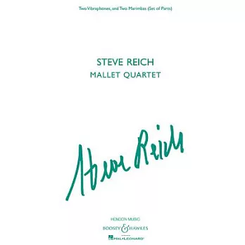 Steve Reich - Mallet Quartet: Two Vibraphones, and Two Marimbas