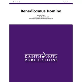 Benedicamus Domino: For Interchangeable Woodwind Ensemble, Score & Parts: Easy-Medium