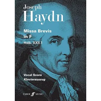 Missa Brevis in F: Vocal Score (Satb With Ss Soli)