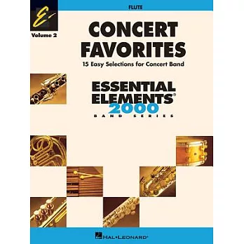 Concert Favorites: Flute: Band Arrangement Correlated with Essential Elements 2000 Band Method Book 1