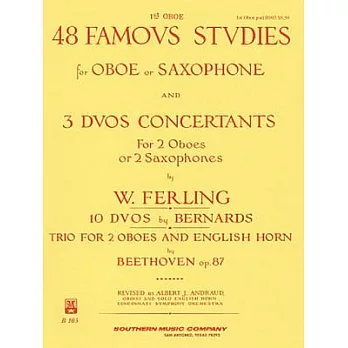 48 Famous Studies and 3 Duos Concertants for Oboe
