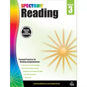 Spectrum Reading Workbook, Grade 3
