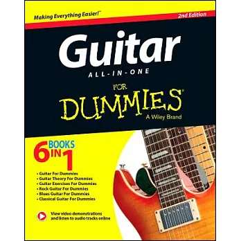 Guitar All-in-one for Dummies + Online Data