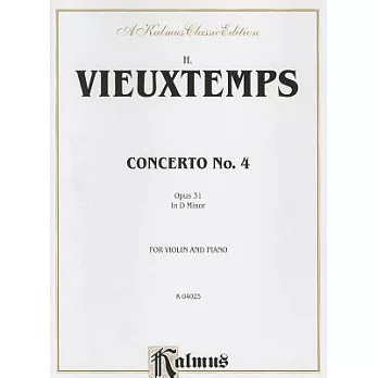 Violin Concerto No. 4, Op. 31: Kalmus Edition