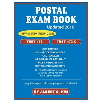 Postal Exam Book: For Test 473 and 473-C