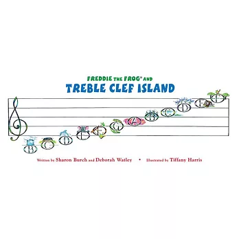 Treble Clef Island Poster