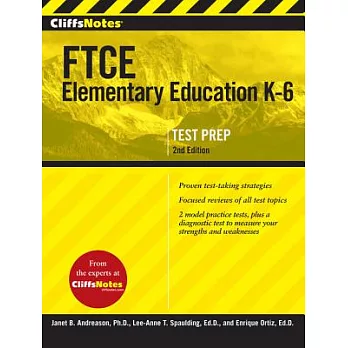 博客來-CliffsNotes FTCE Elementary Education, K-6