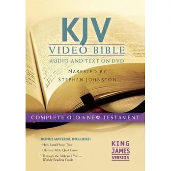 KJV Video Bible: Audio and Text on DVD: Complete Old & New Testament
