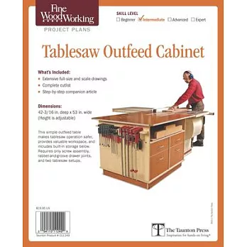 Fine Woodworking’s Tablesaw Outfeed Cabinet Plan
