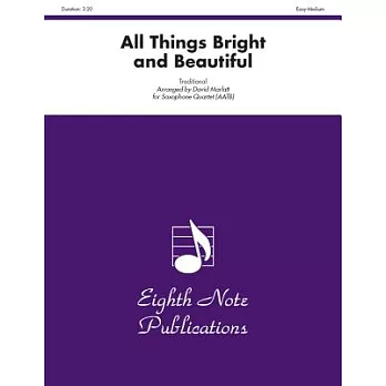 All Things Bright and Beautiful: Score & Parts