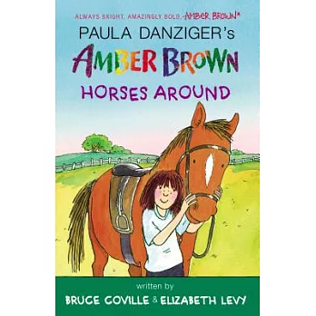 Amber Brown(12) : Amber Brown horses around /