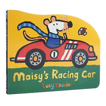 小鼠波波交通工具造型硬頁書：賽車Maisy’s Race Car: A Maisy Shaped Board Book