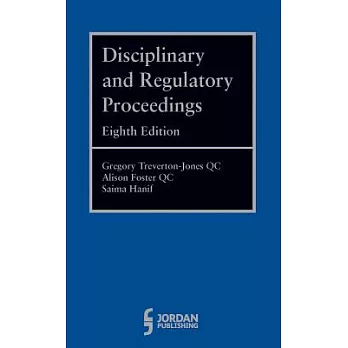 Disciplinary and Regulatory Proceedings