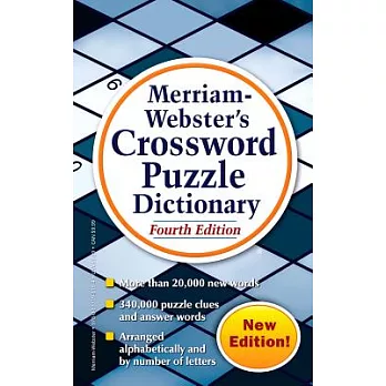 Merriam-Webster’s Crossword Puzzle Dictionary