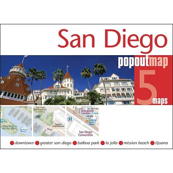 San Diego Popout Map