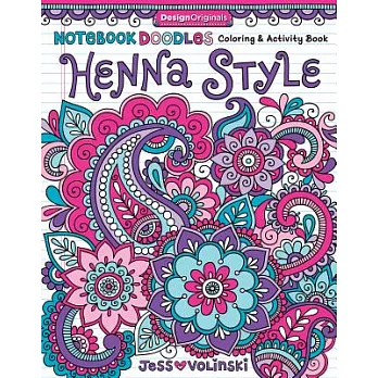 Henna Style Adult Coloring Book