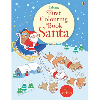 First Colouring Book Santa
