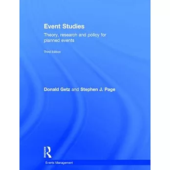 Event studies : theory, research and policy for planned events /