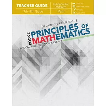 Principles of Mathematics Book 2 7th - 8th Grade