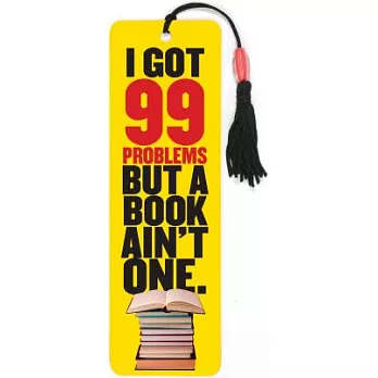 99 Problems Beaded Bookmark