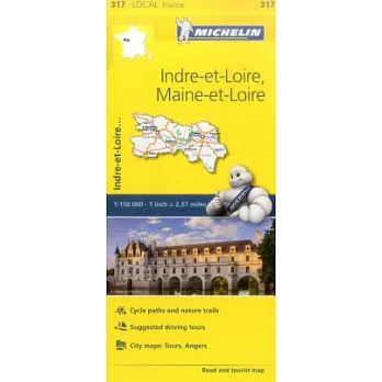 Michelin Local France Indre-et-Loire, Maine-et-Loire
