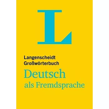 Langenscheidt Grosswoerterbuch Deutsch Als Fremdsprache