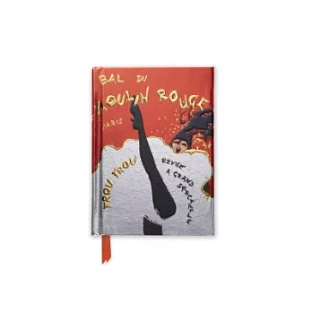 René Gruau Bal Du Moulin Rouge Foiled Pocket Journal