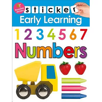Sticker Early Learning Numbers