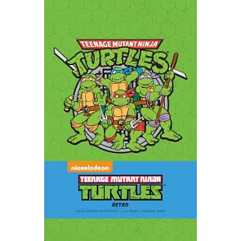 Teenage Mutant Ninja Turtles Retro Hardcover Ruled Journal: Volume 1