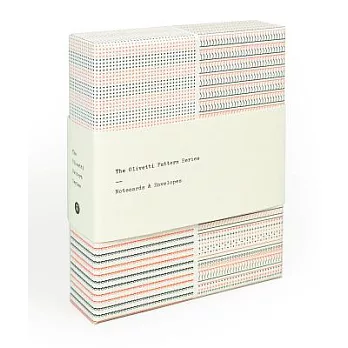 The Olivetti Pattern Series: Notecards & Envelopes (Stationery Set Features Vintage Patterns from Olivetti Typewriters, 12 Notecards,3 Designs)