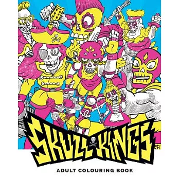 Skull Kings: Adult Colouring Book