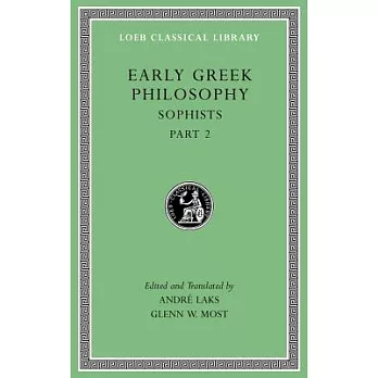 Early Greek Philosophy: Sophists