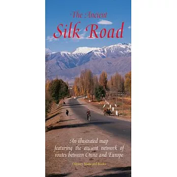 The Ancient Silk Road: An Illustrated Map Featuring the Ancient Network of Routes Between China and Europe