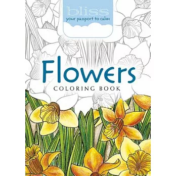 博客來-Bliss Flowers Coloring Book: Your Passport to Calm