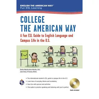 English the American Way: A Fun ESL Guide for College Students (Book + Audio)